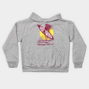 Inspirational Quote / Surf Club Kids Hoodie